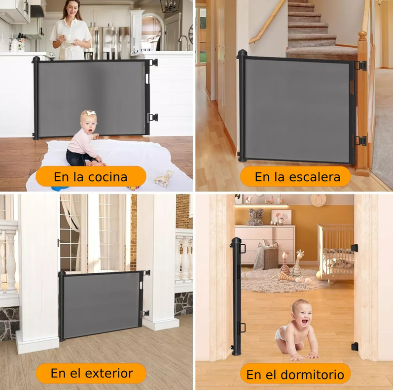 REJA RETRACTIL NEGRA 140CM-5