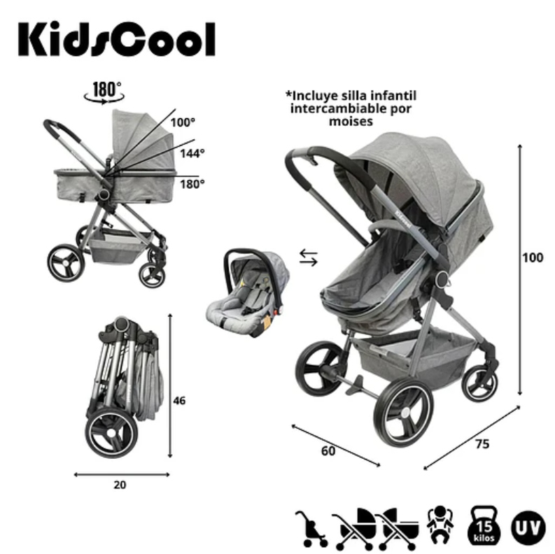 COCHE CUNA CITY TRAVEL GRIS-6