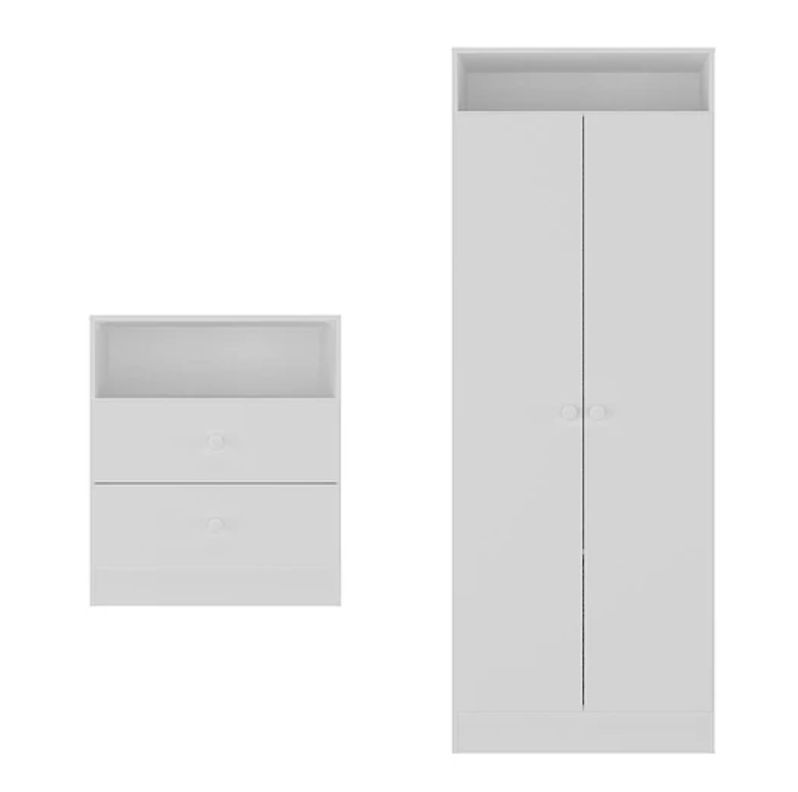 CLOSET + COMODA BLANCA-2