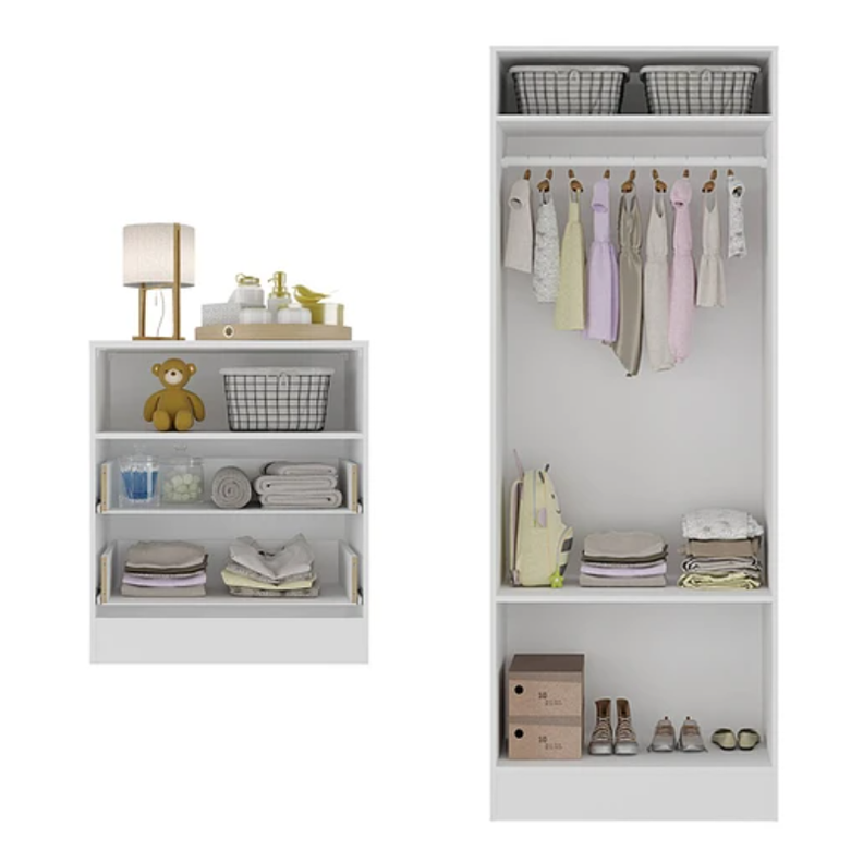 CLOSET + COMODA BLANCA-3
