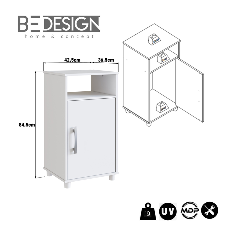 MUEBLE MULTIUSO BLANCO NOVA MOBILE-3