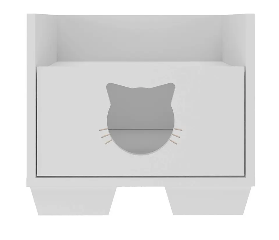 CAMA CAJONERA PETS GATITOS BLANCA-2