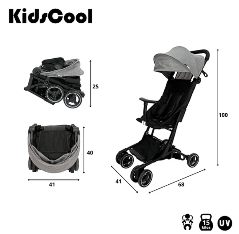 COCHE PASEO COMPACTO TUCK GRIS-5