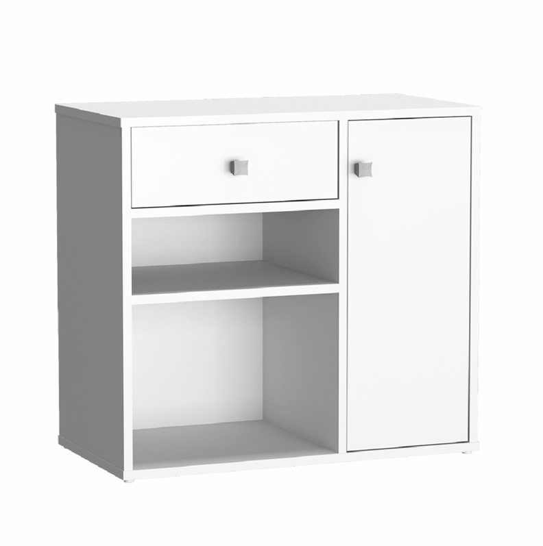 MUEBLE MULTIUSO CON PUERTA Y CAJÓN BLANCO RAVENA EMOVELL-0