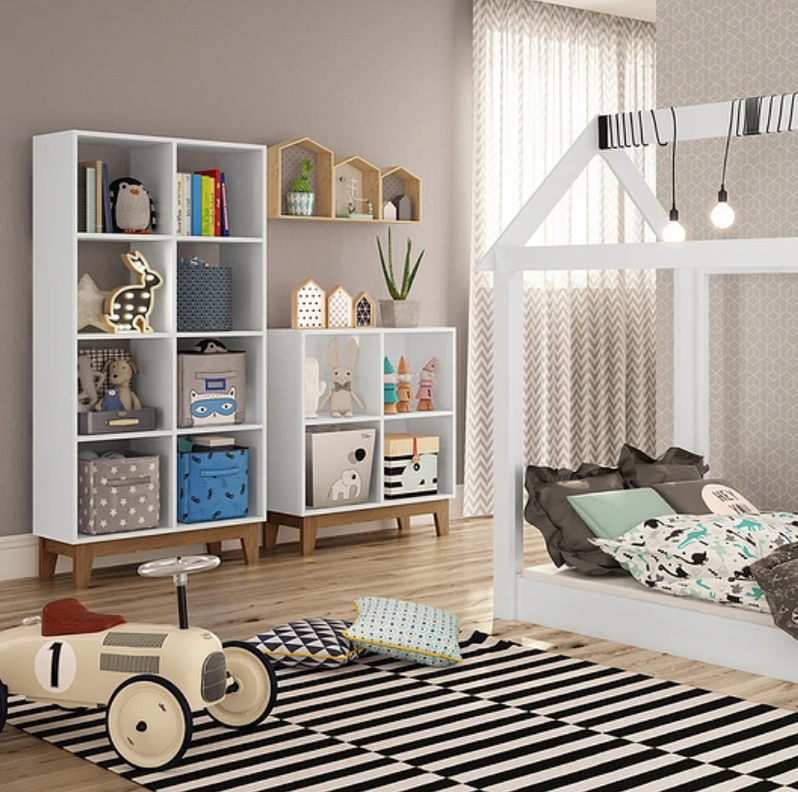 ORGANIZADOR DE MADERA BLANCO RETRO HARMONY-1