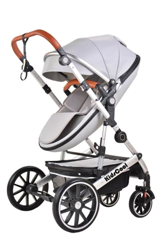 COCHE CUNA EGG 3 EN 1 KIDSCOOL GRIS-2