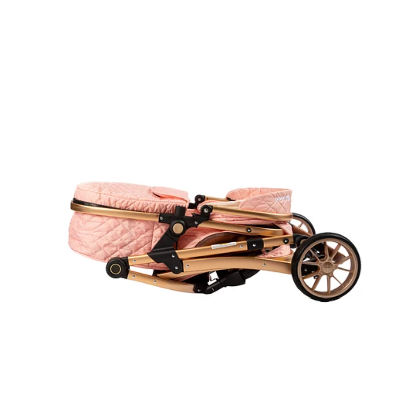 COCHE TRAVEL ELEGANCE 3 EN 1 ROSADO-5