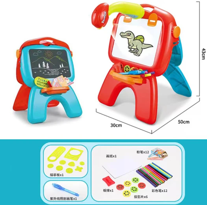 PIZARRA LUMINOSA LEARNING ROJA 4 EN 1-5