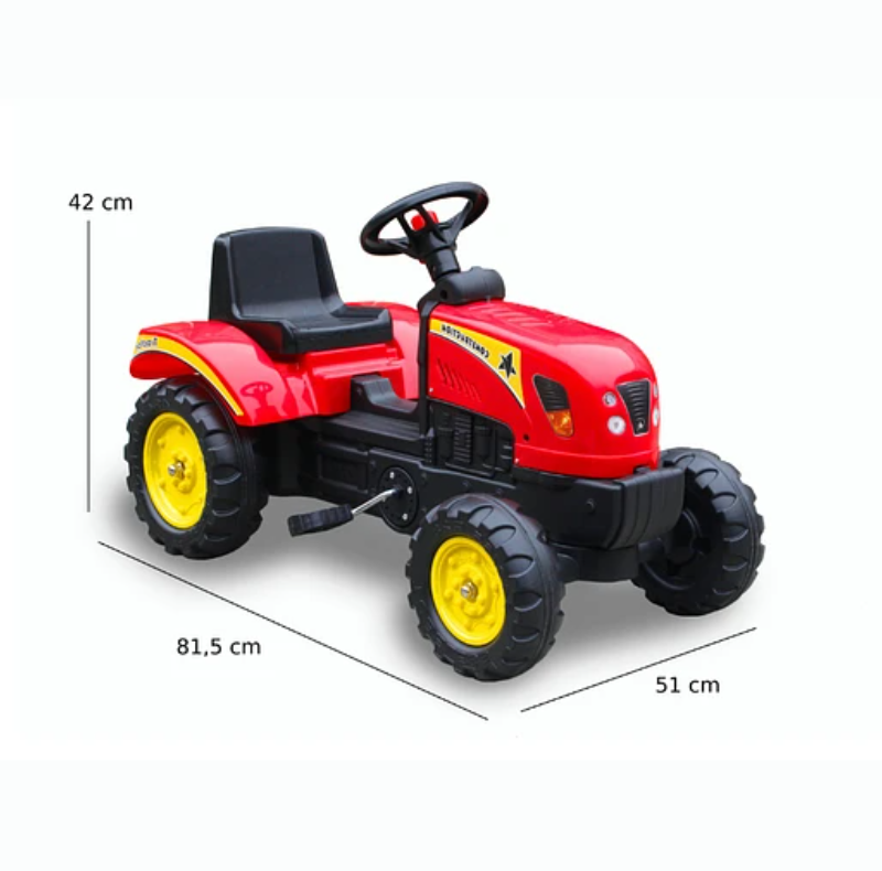 TRACTOR ROJO KIDSCOOL-7