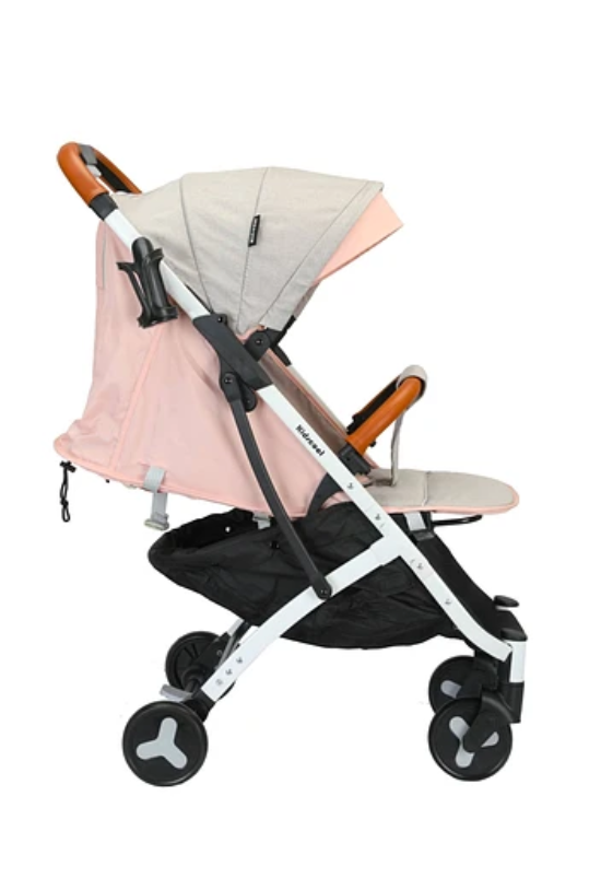 COCHE PASEO COMPACTO ROSADO / GRIS KIDSCOOL-2