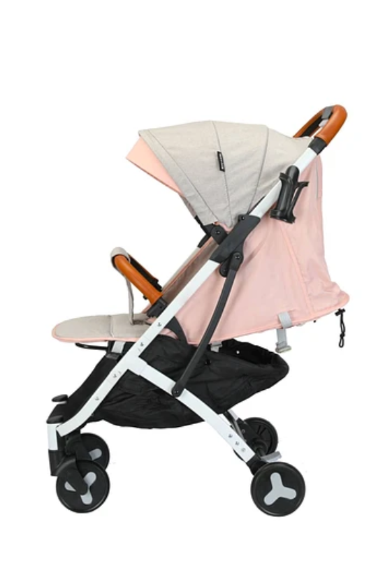 COCHE PASEO COMPACTO ROSADO / GRIS KIDSCOOL-3