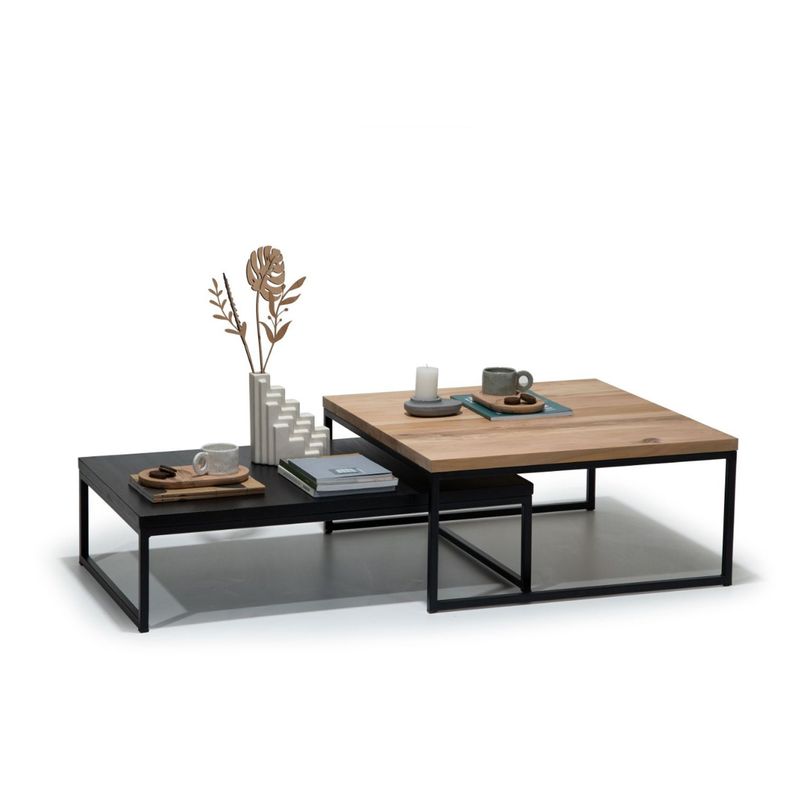 Mesa duo wood black lenga-0