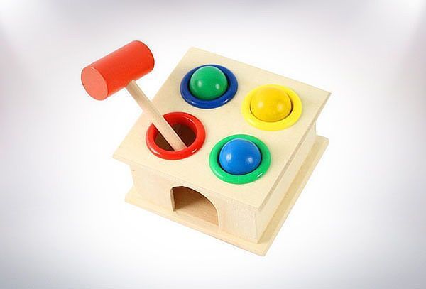 Juguete Caja Martillo Montessori-0
