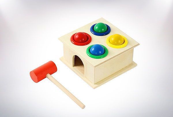 Juguete Caja Martillo Montessori-2