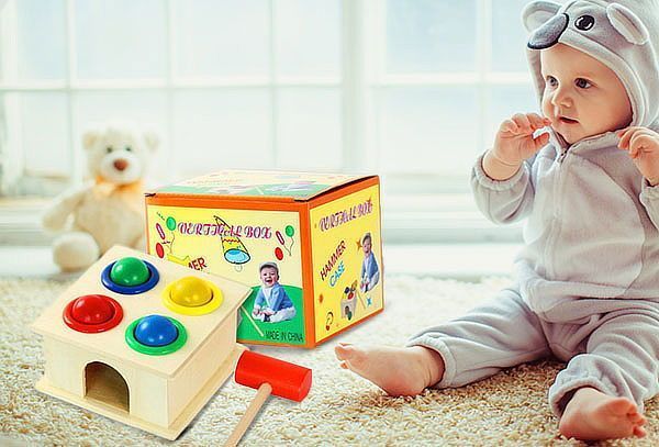 Juguete Caja Martillo Montessori-4