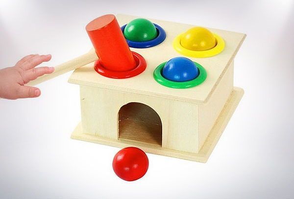 Juguete Caja Martillo Montessori-1