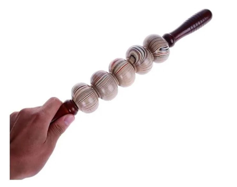 Pack De 2 Masajeadores Madera Rodillos-4