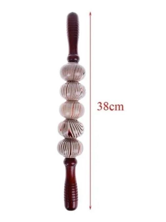 Pack De 2 Masajeadores Madera Rodillos-6