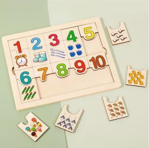 Juguete Dominó Numero Montessori-2