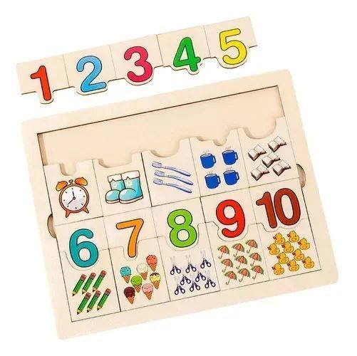 Juguete Dominó Numero Montessori-3