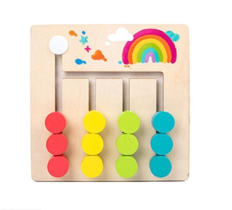 Juego Patrones De Colores Combinación Para Niños Montessori-0