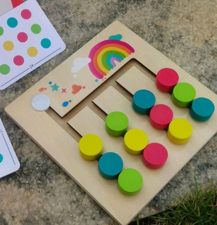 Juego Patrones De Colores Combinación Para Niños Montessori-1