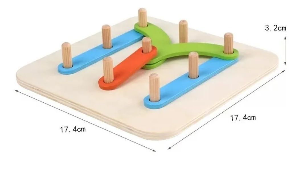 Puzzle Niños Encaje Madera Con Forma Letras Y Números-7