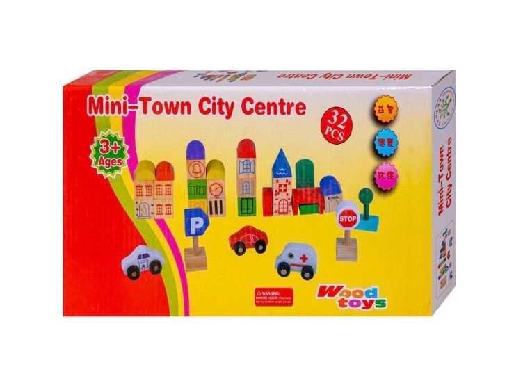 Bloques De Ciudad, Juego Montessori-2
