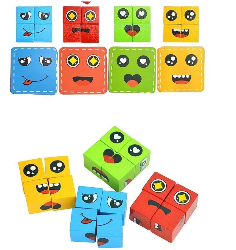 Cambia Cara Juego De Mesa Emociones Didactico Montessori