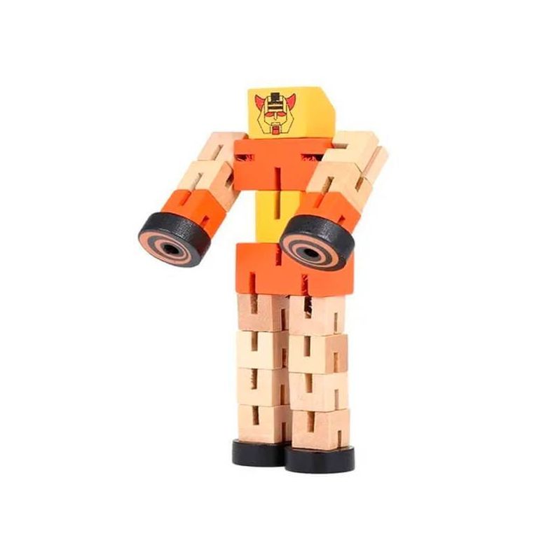 Robot Transformers Juguete Didáctico De Madera-1