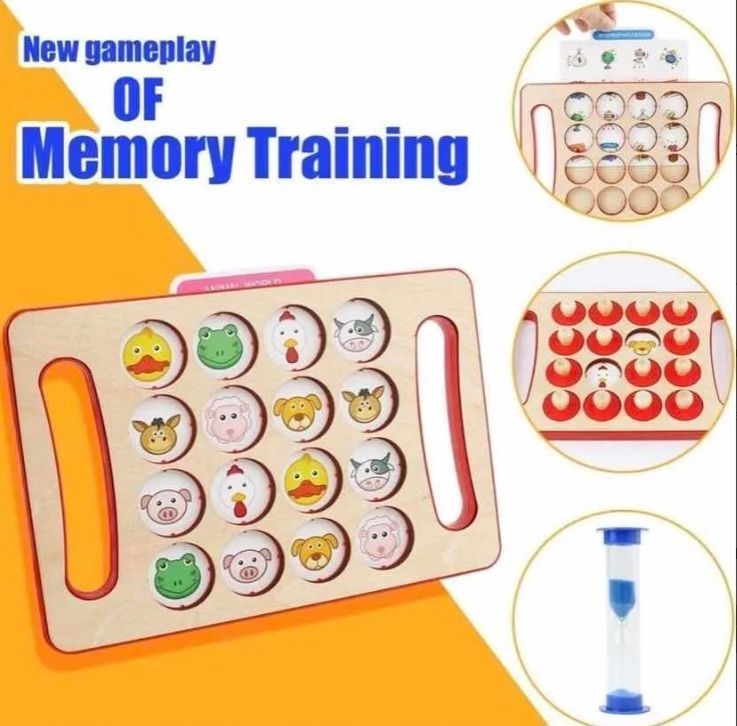 Juego Didáctico Memorice Chess Juego De Mesa Memoria-3
