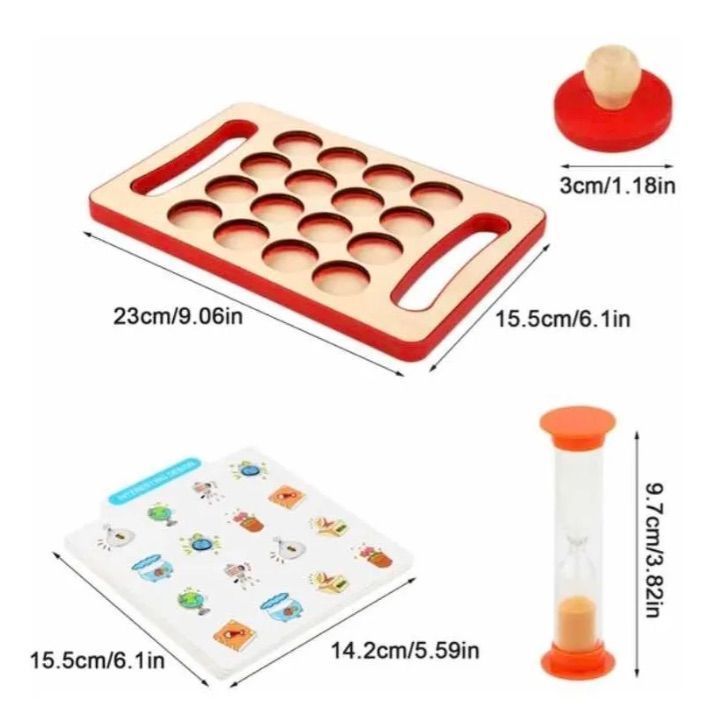 Juego Didáctico Memorice Chess Juego De Mesa Memoria-5