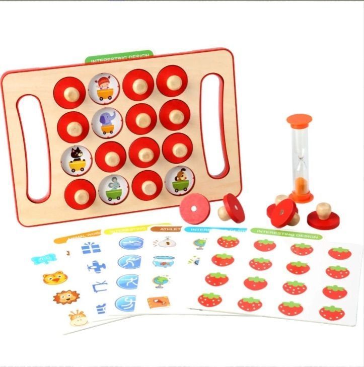 Juego Didáctico Memorice Chess Juego De Mesa Memoria-0