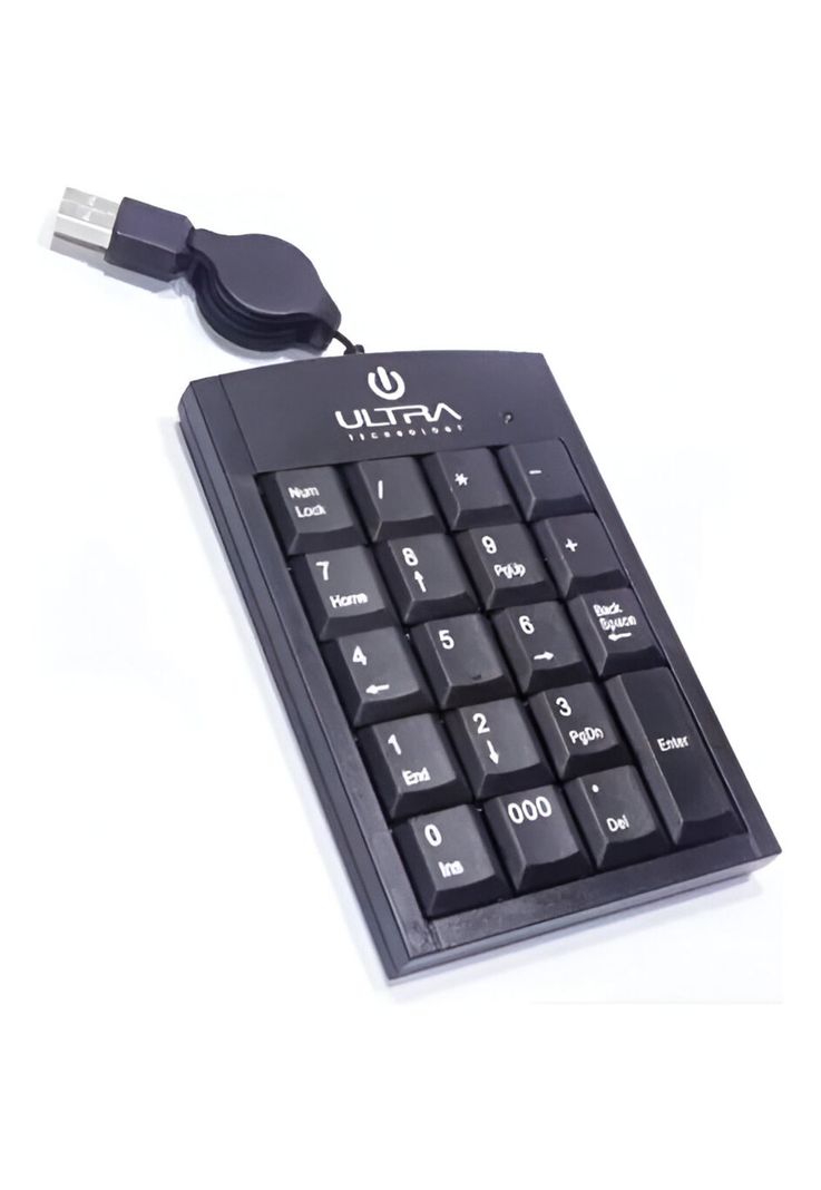 Teclado Numérico USB con Teclas Ultra Planas K200U-0
