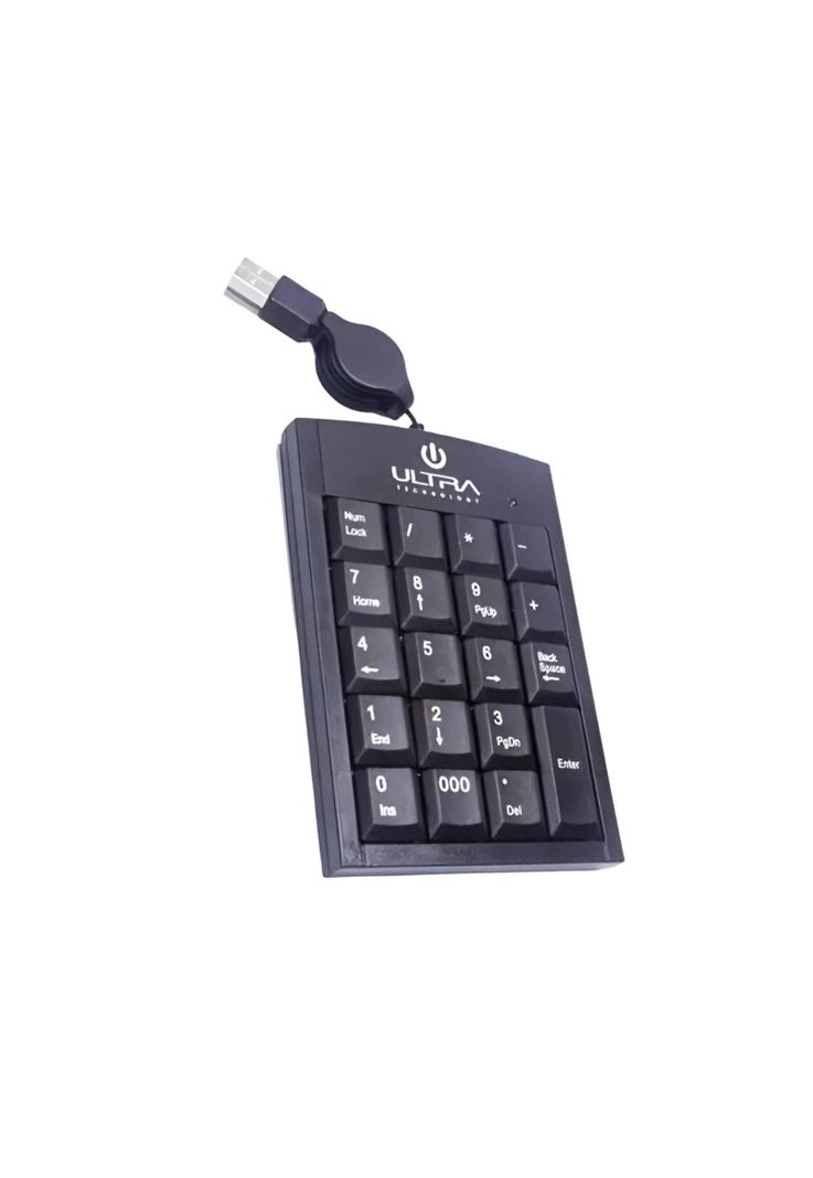 Teclado Numerico USB con Teclas Ultra Planas K200U Negro