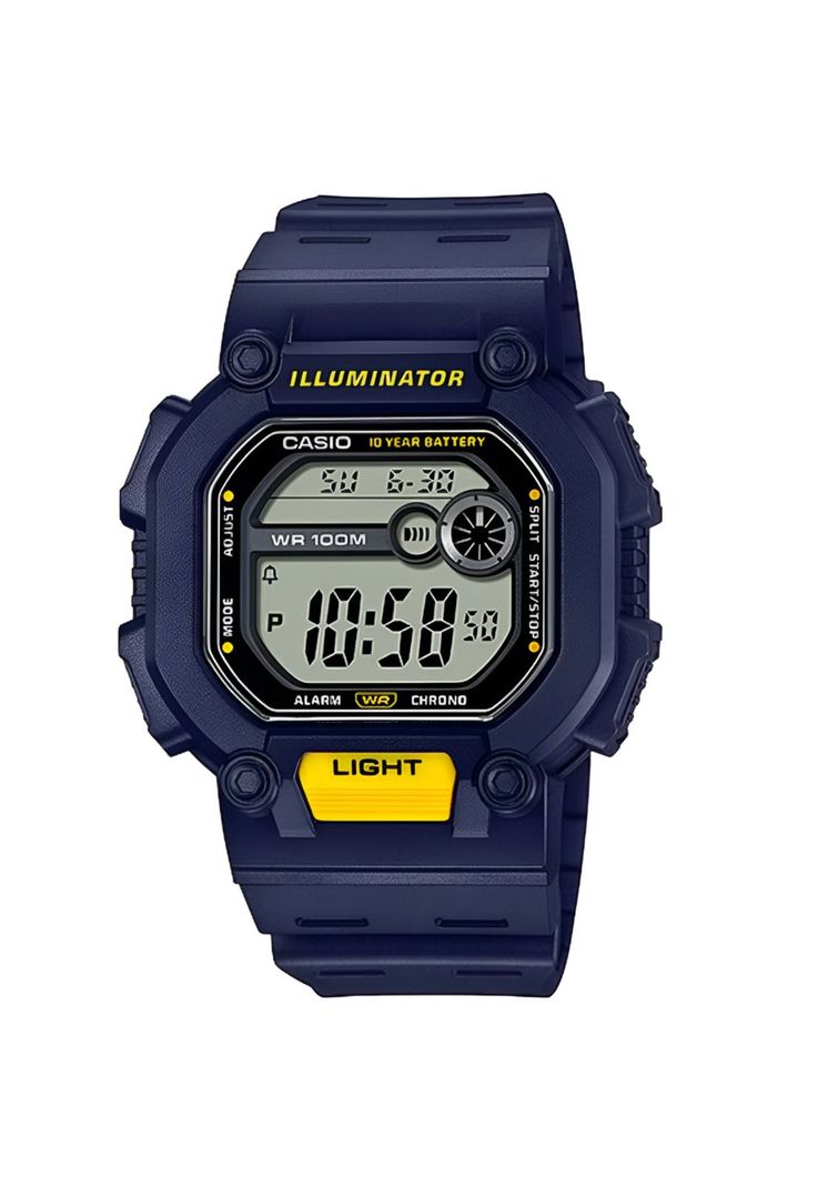 Reloj Casio de Hombre W-737H-2Avdf Classic Line Digital Azul-0