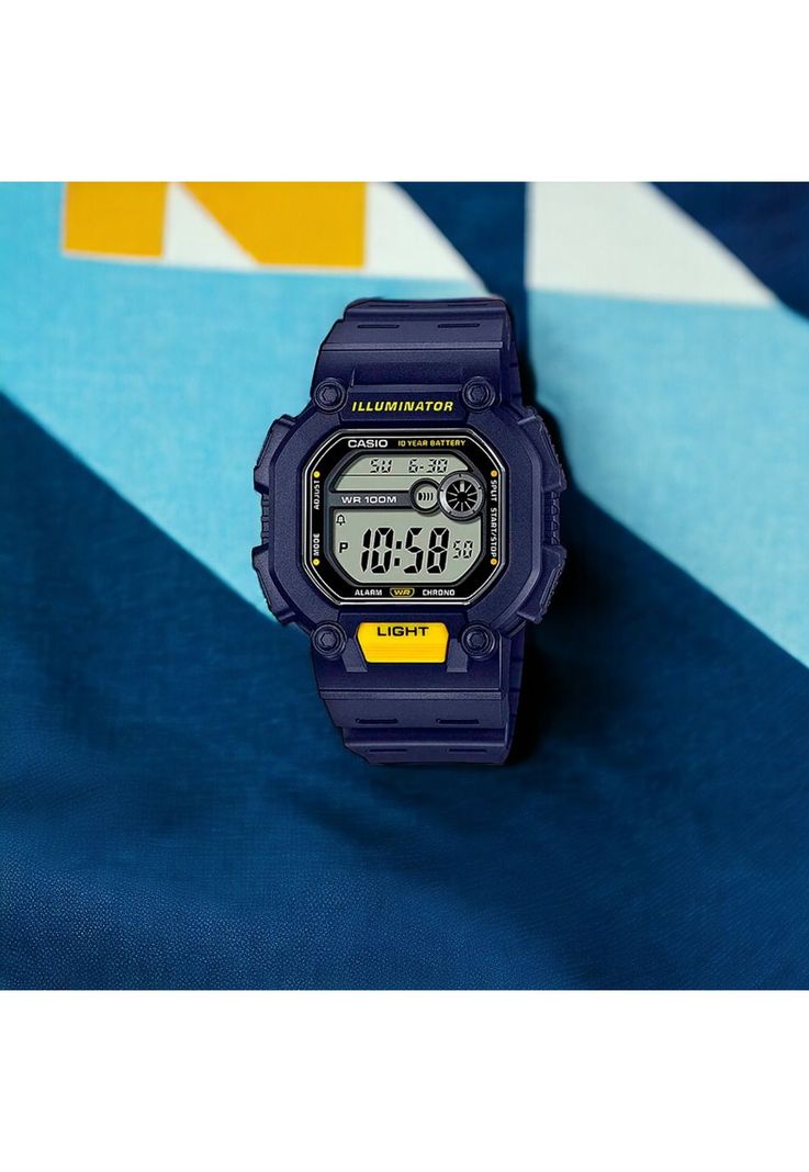 Reloj Casio de Hombre W-737H-2Avdf Classic Line Digital Azul-5