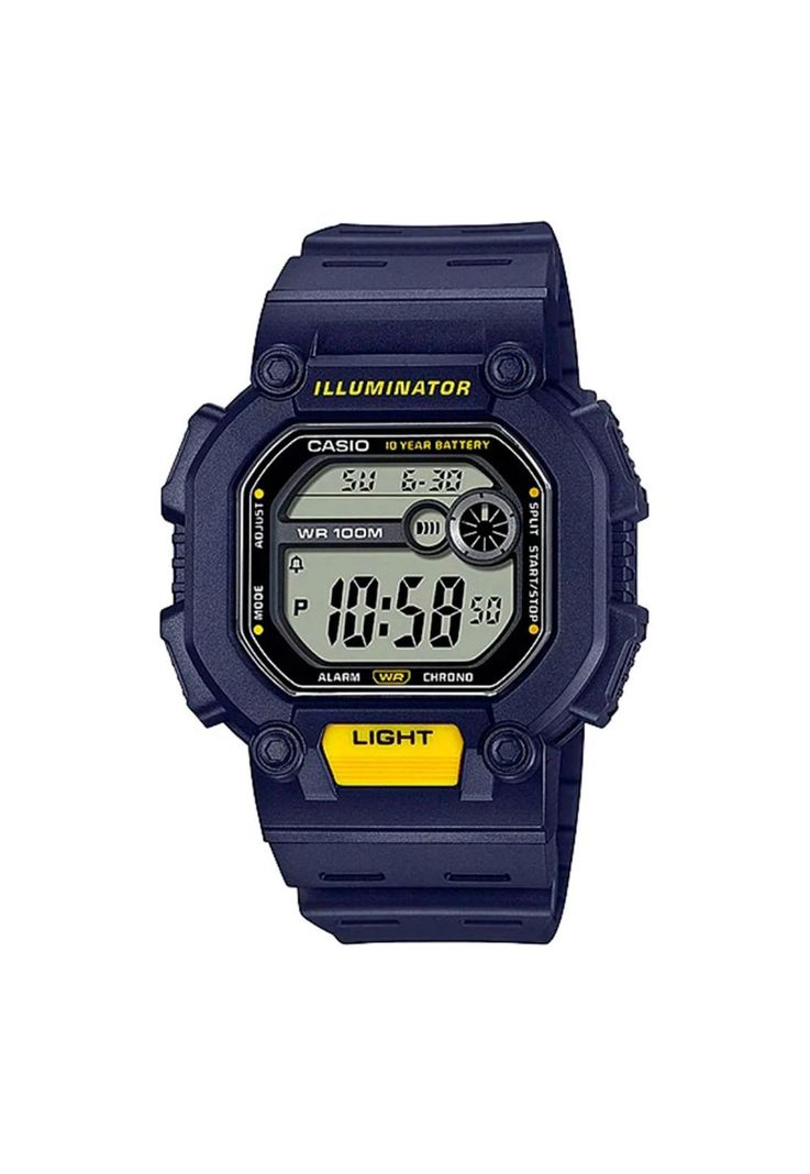 Reloj Casio de Hombre W-737H-2Avdf Classic Line Digital Azul-6