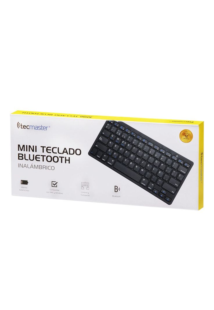 Mini Teclado Inalámbrico Bluetooth con Teclas Planas 100506-8