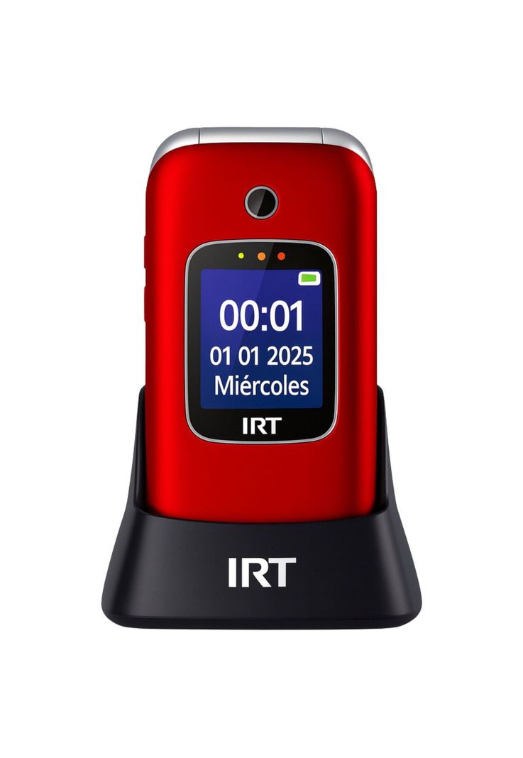 Teléfono IRT Senior 4G S. O. S para Adulto Mayor Almeja 330R