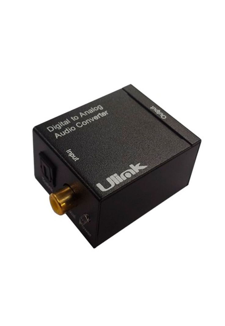 Conversor de Audio Óptico Digital a RCA / AUX Ulink UL-DGRCA-8
