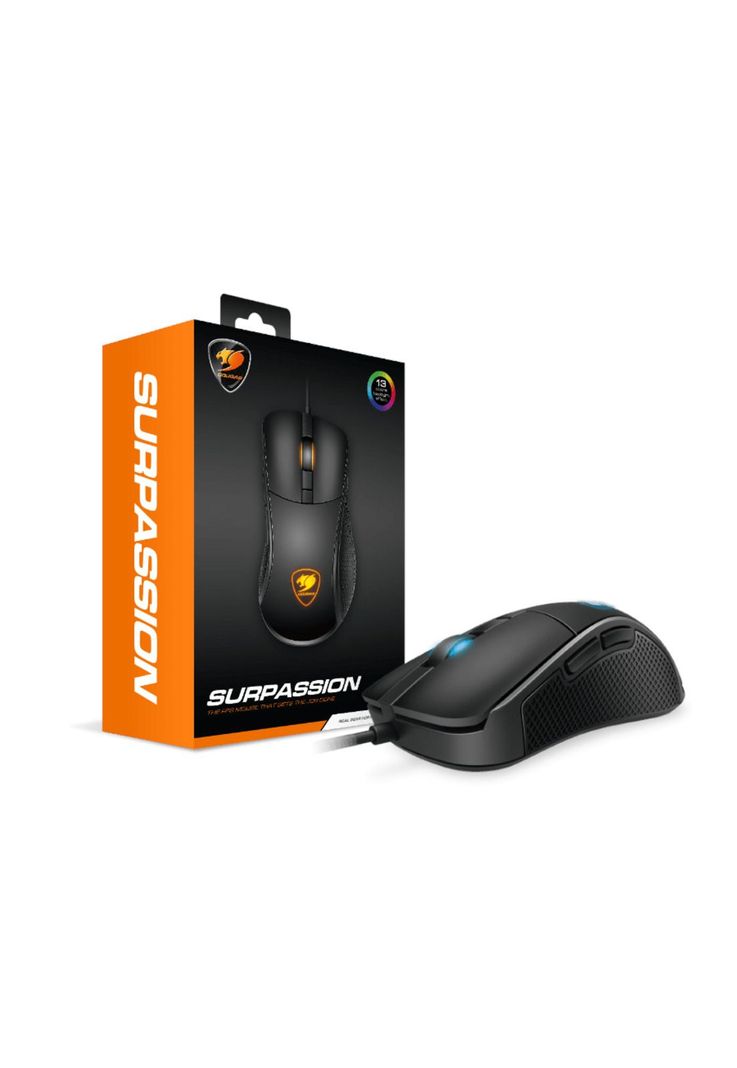 Mouse Gamer Cougar Surpassion + LCD Regulador DPI y HZ-8