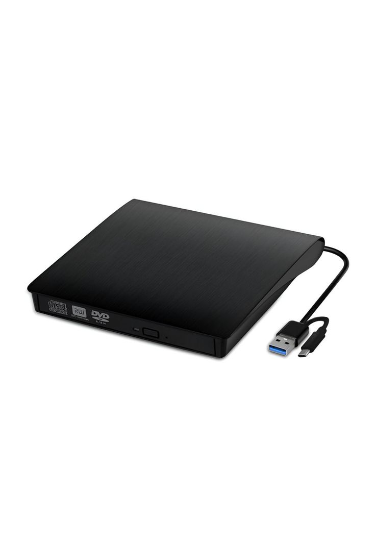 Grabador y Lector Externo de CD/DVD Dual USB / USB-C RD12X-3