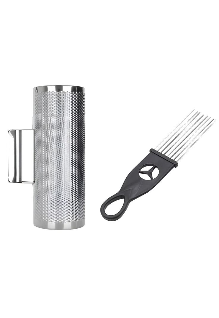 Guiro Musical Ultra Compacto Inoxidable 21x7cm + Cepillo-1