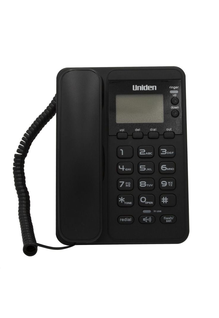 Telefono De Red Fija Sobre Mesa Uniden Con Manos Libre UND6404N-2
