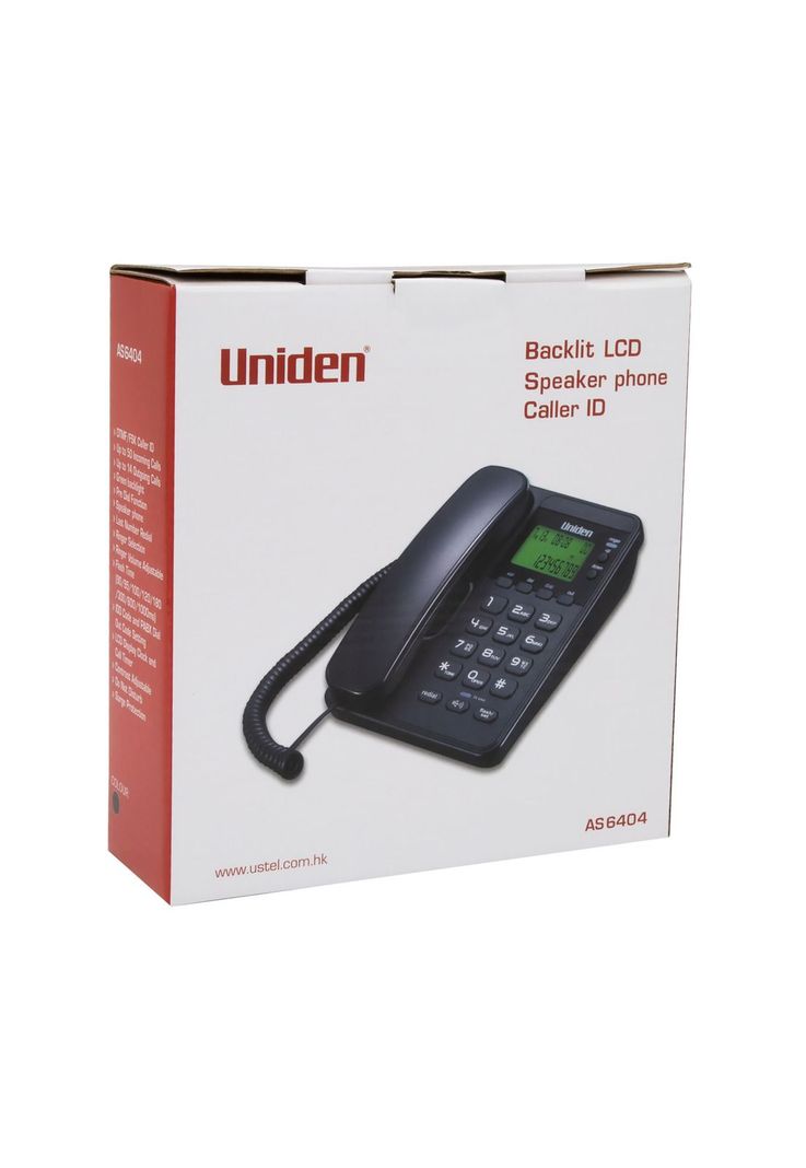 Telefono De Red Fija Sobre Mesa Uniden Con Manos Libre UND6404N-9