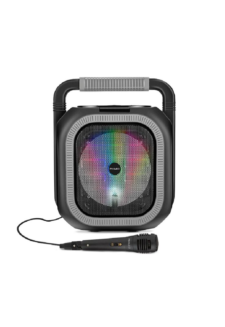 Parlante Karaoke RGB Bluetooth + Microfono + Radio FM 765GR-6