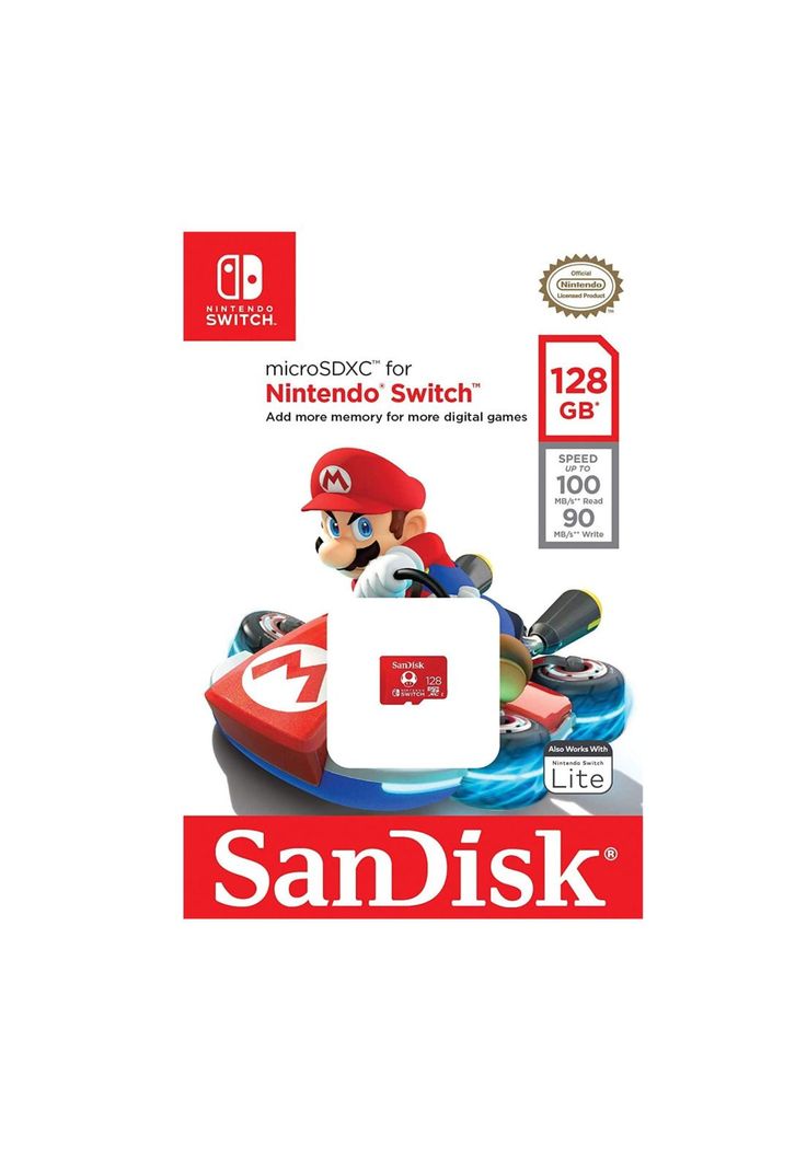 Memoria Micro SD Sandisk para Nintendo Switch 128 GB Deluxe-3