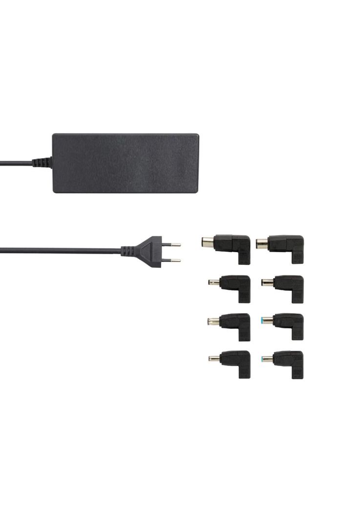 Cargador Universal Notebook Multimarcas Auto Regulable 65W-1