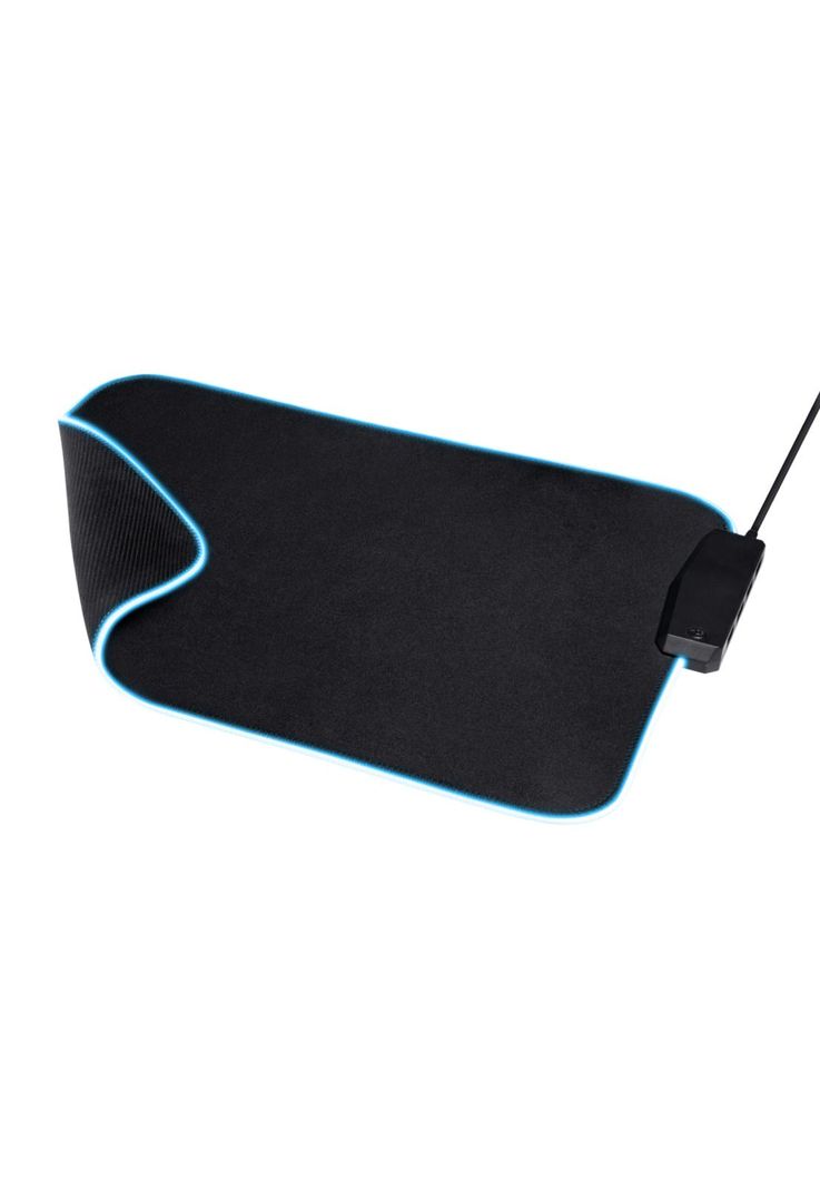 Mouse Pad Gamer Trust Glide L Rgb con Hub Usb 4 Puertos-1